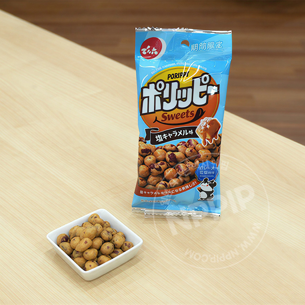 텐로쿠 포리피 스위트 소금카라멜맛 땅콩과자 40g