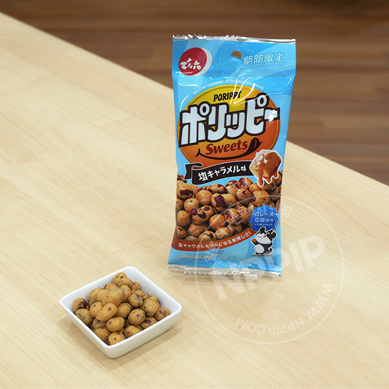 텐로쿠 포리피 스위트 소금카라멜맛 땅콩과자 40g
