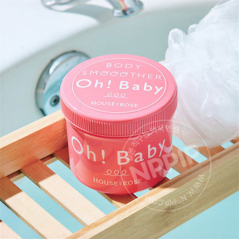 하우스 오브 로제 oh! baby 바디 스무더 N 무향료 대용량 바디 스크럽 570g