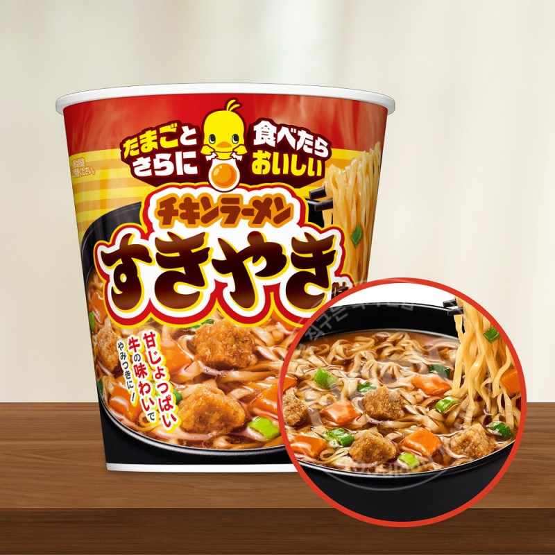 닛신 치킨라멘 빅컵 스키야키맛 96g 일본 컵라면