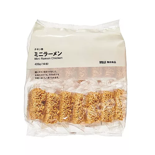 무인양품 치킨맛 미니 라면 라멘 간편식 420g