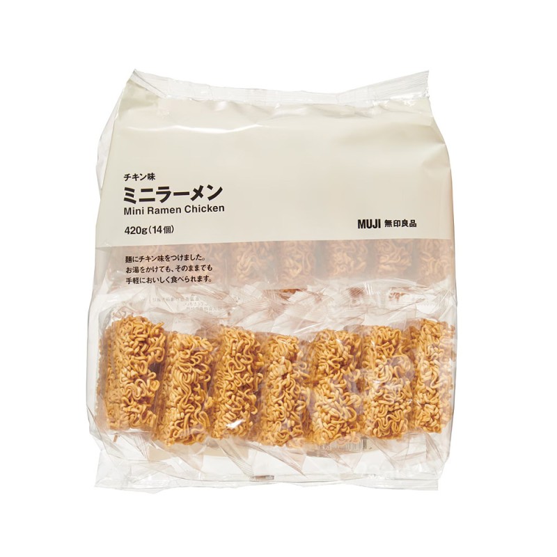 무인양품 치킨맛 미니 라면 라멘 간편식 420g