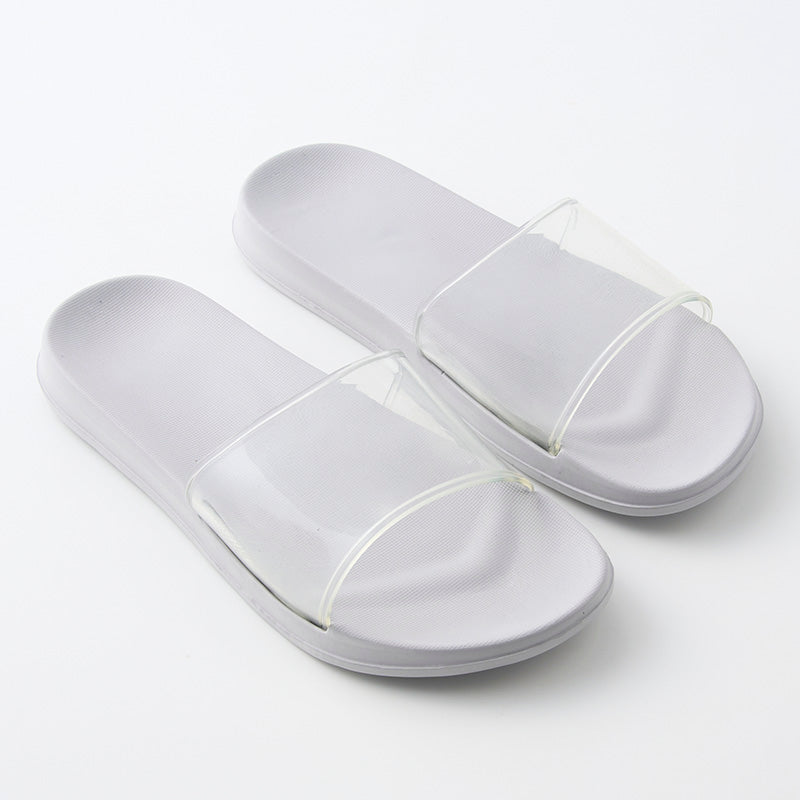 스탠다드 프로덕트 슬리퍼 클리어 밴드 라이트그레이 27cm