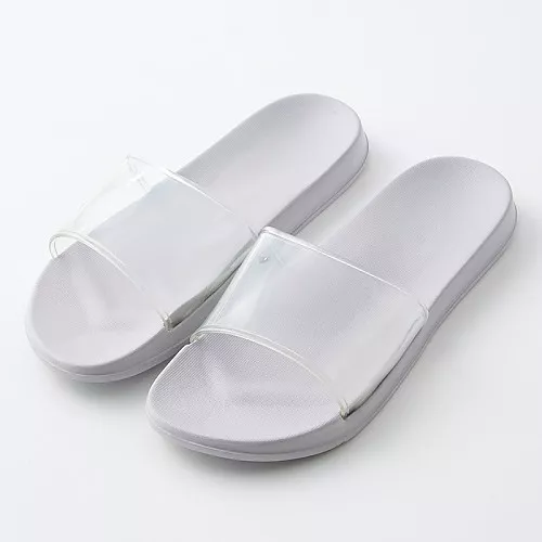 스탠다드 프로덕트 슬리퍼 클리어 밴드 라이트그레이 27cm