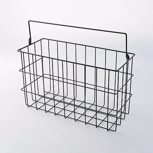 스탠다드 프로덕트 핸들 와이어 바구니 바스켓 블랙