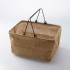 스탠다드 프로덕트 와이어 핸들 황마 소재 바스켓 34cmx23cmx20cm