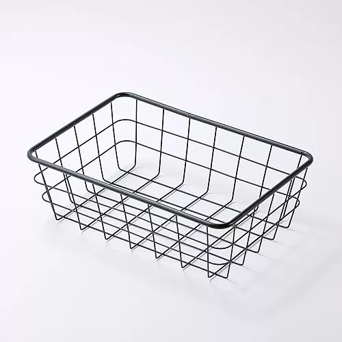 스탠다드 프로덕트 와이어 바스켓 블랙 38cmx26cmx13cm