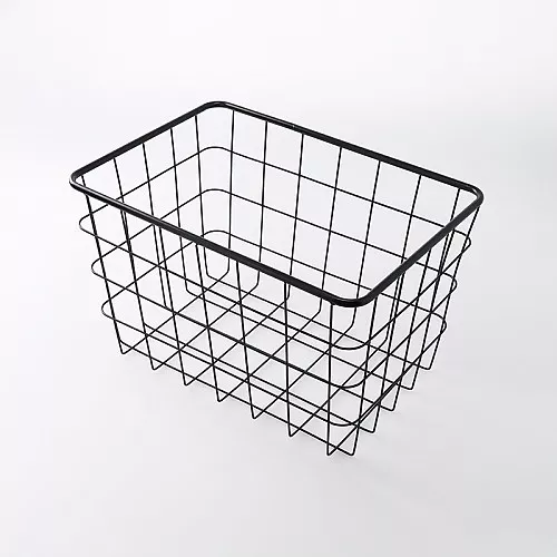 스탠다드 프로덕트 와이어 바스켓 블랙 38cmx26cmx24cm