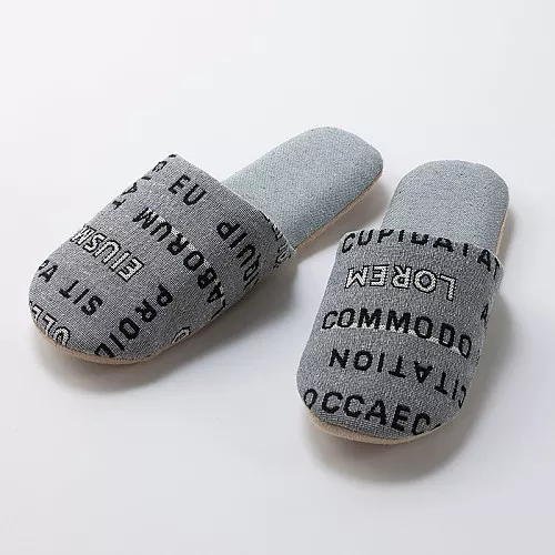 스탠다드 프로덕트 로고 자카드 슬리퍼 그레이 23.5cm~25cm