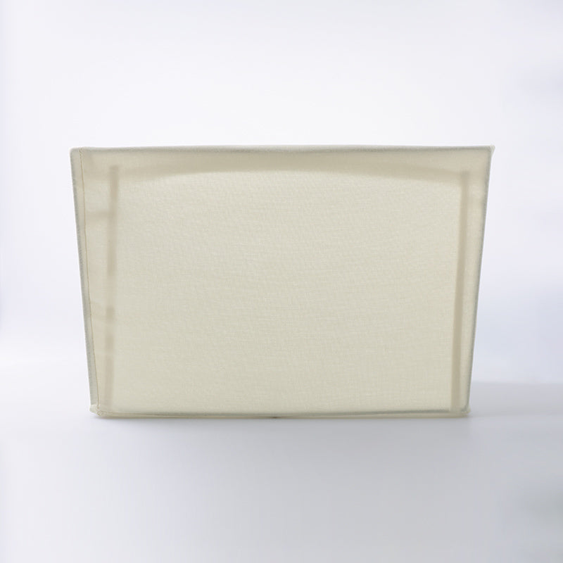 스탠다드 프로덕트 캔버스풍 세탁 가능 와이어 바구니 수납함 38cmx26cmx24cm