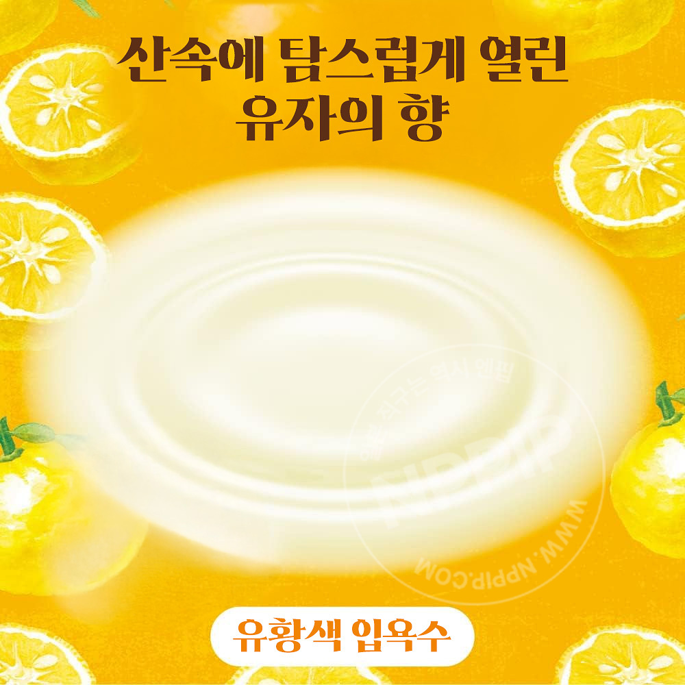 하쿠겐 어스 좋은 온천 여행 입욕제 니고리유 유자향 600g