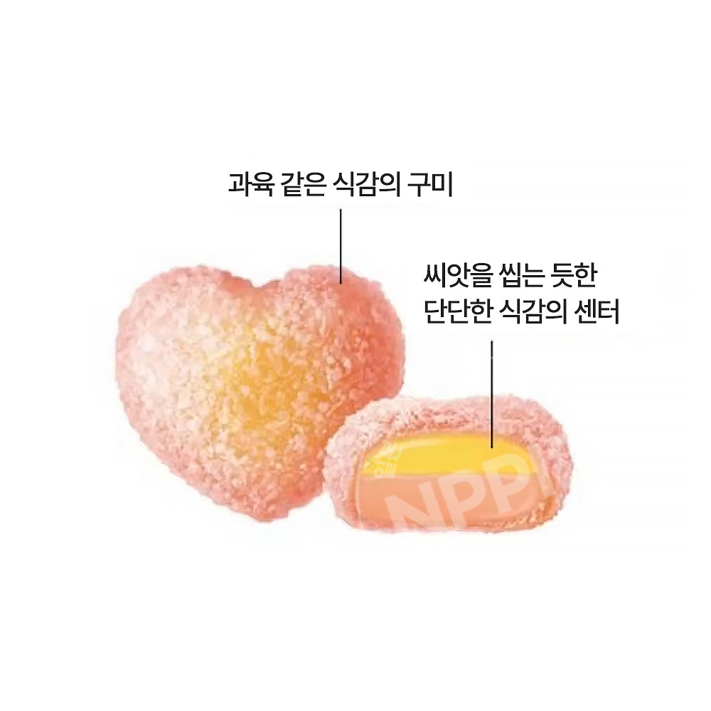 세븐일레븐 칸로 퓨레구미 타네퓨레 사쿠란보 앵두맛 젤리 54g