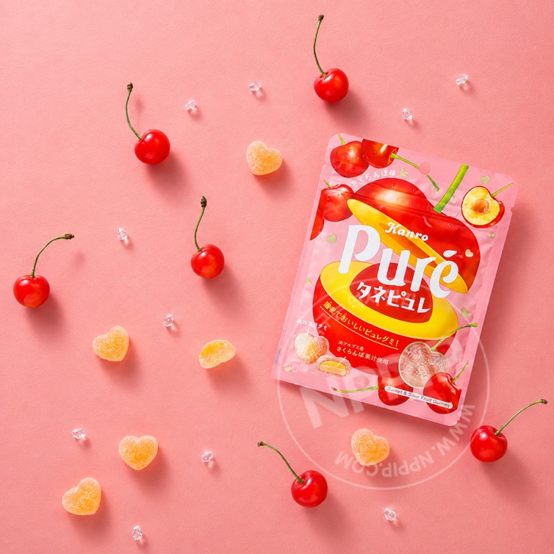 세븐일레븐 칸로 퓨레구미 타네퓨레 사쿠란보 앵두맛 젤리 54g