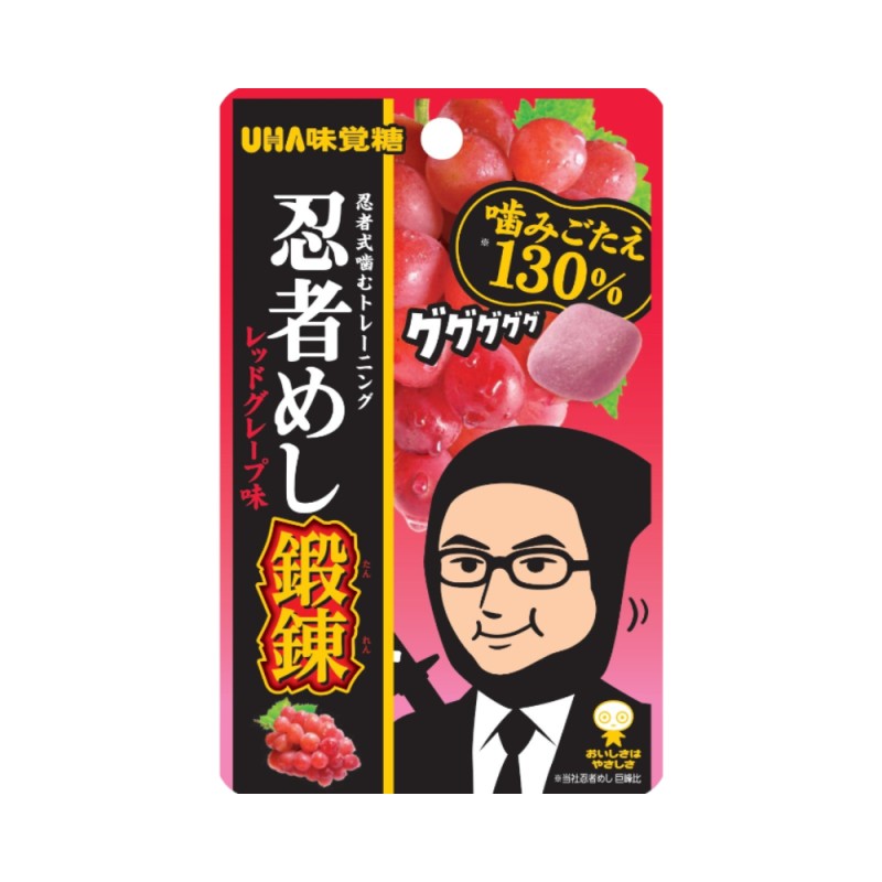 세븐일레븐 UHA미각당 닌자메시 레드 그레이프 포도맛 젤리 24g