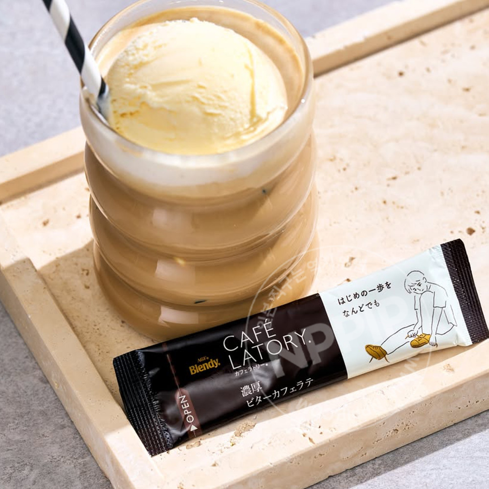 AGF Blendy 블랜디 카페라토리 농후 비터 카페라떼 8개입