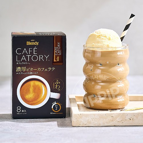 AGF Blendy 블랜디 카페라토리 농후 비터 카페라떼 8개입