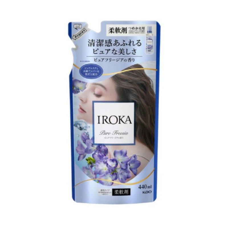 카오 이로카 퓨어 프리지아 섬유유연제 리필 440ml