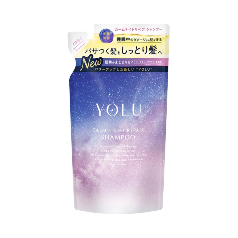 YOLU 요루 캄 나이트 리페어 샴푸 리필 370ml