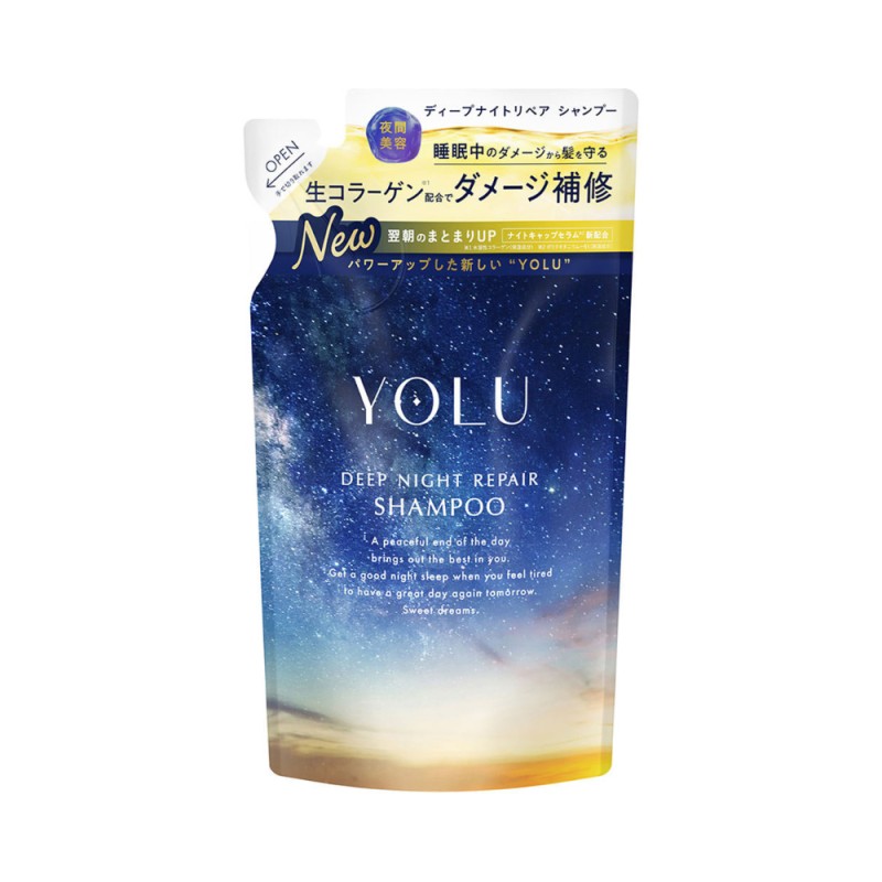 YOLU 요루 딥 나이트 리페어 샴푸 리필 350ml