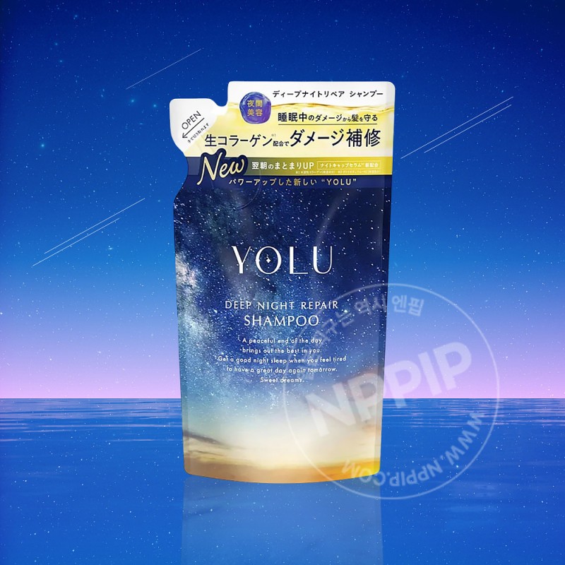 YOLU 요루 딥 나이트 리페어 샴푸 리필 350ml