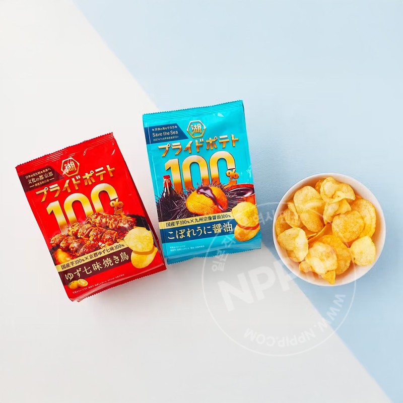 코이케야 프라이드 포테토 100% 유자 시치미 야키토리맛 52g