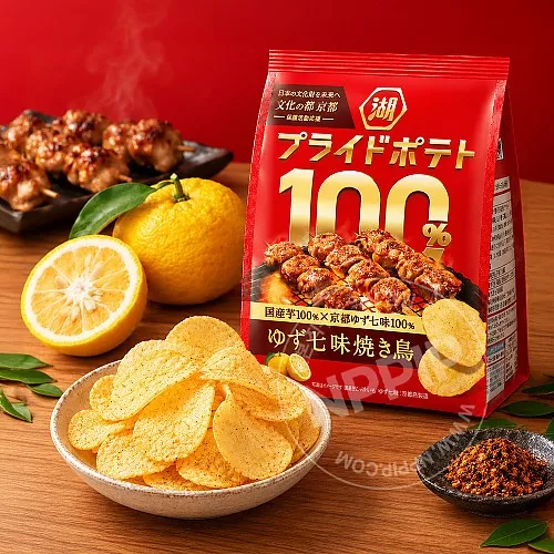 코이케야 프라이드 포테토 100% 유자 시치미 야키토리맛 52g