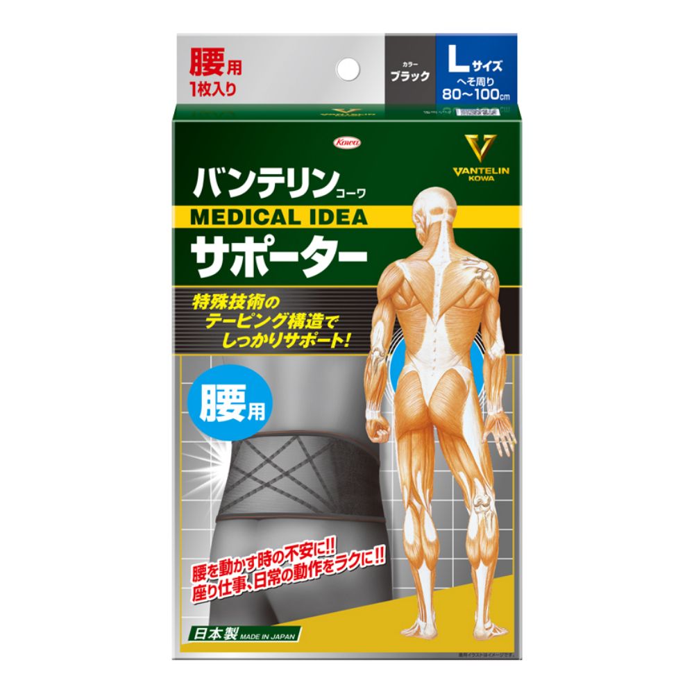 코와 반테린 허리 전용 보호대 서포트 (M/L/LL)
