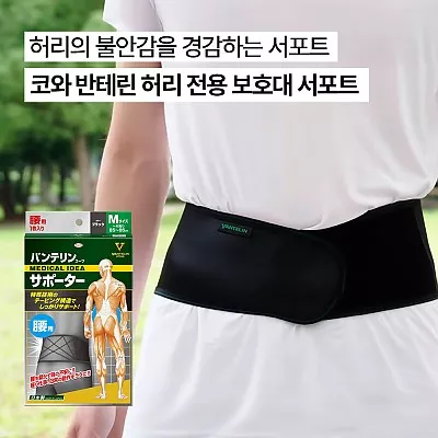 코와 반테린 허리 전용 보호대 서포트 (M/L/LL)