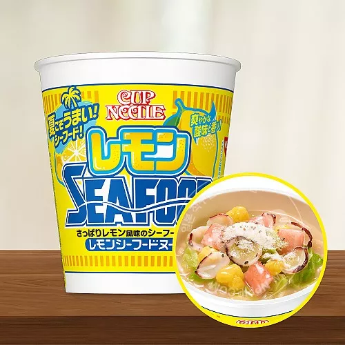 닛신 컵누들 레몬 시푸드 누들 컵라면 73g
