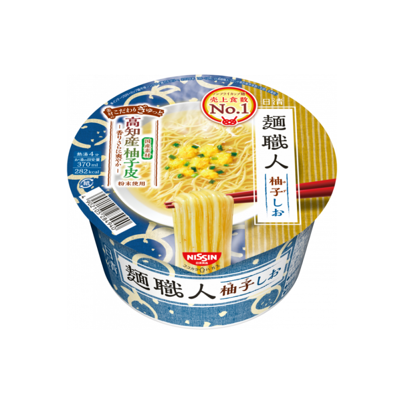 닛신 면장인 장인의 유자소금 논프라이면 라멘 76g