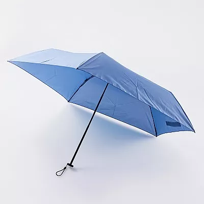 스탠다드 프로덕트 경량 3단 우산 양산 겸용 블루