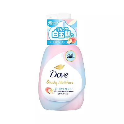 도브 바디솝 피치 화이트티향 거품 바디워시 540g