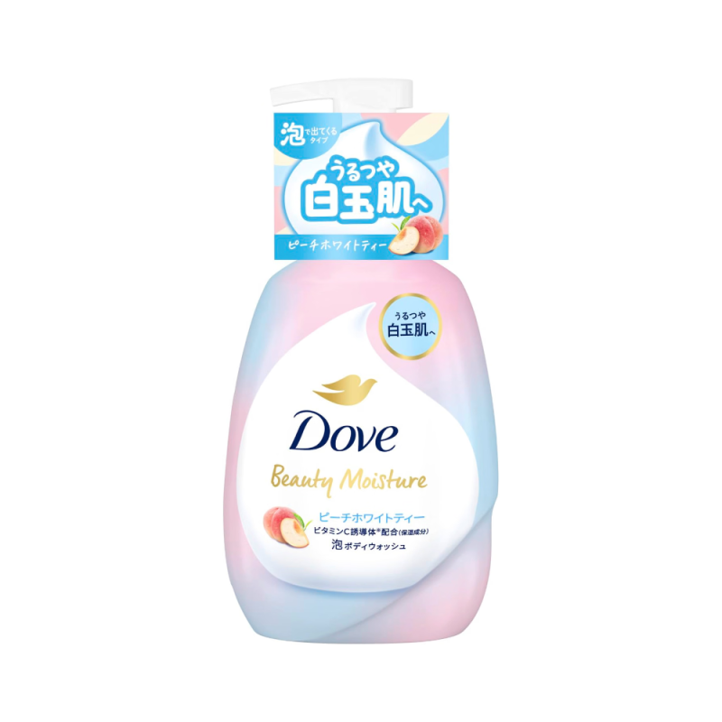 도브 바디솝 피치 화이트티향 거품 바디워시 540g