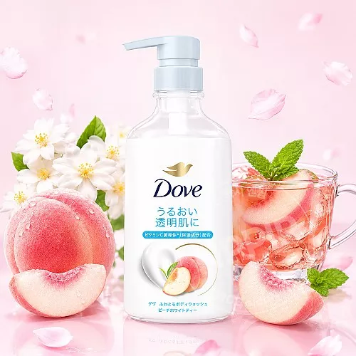 도브 바디솝 피치 화이트티향 바디워시 450g