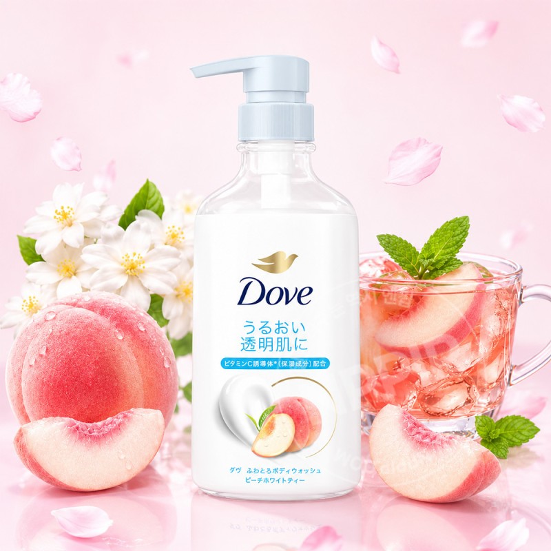 도브 바디솝 피치 화이트티향 바디워시 450g