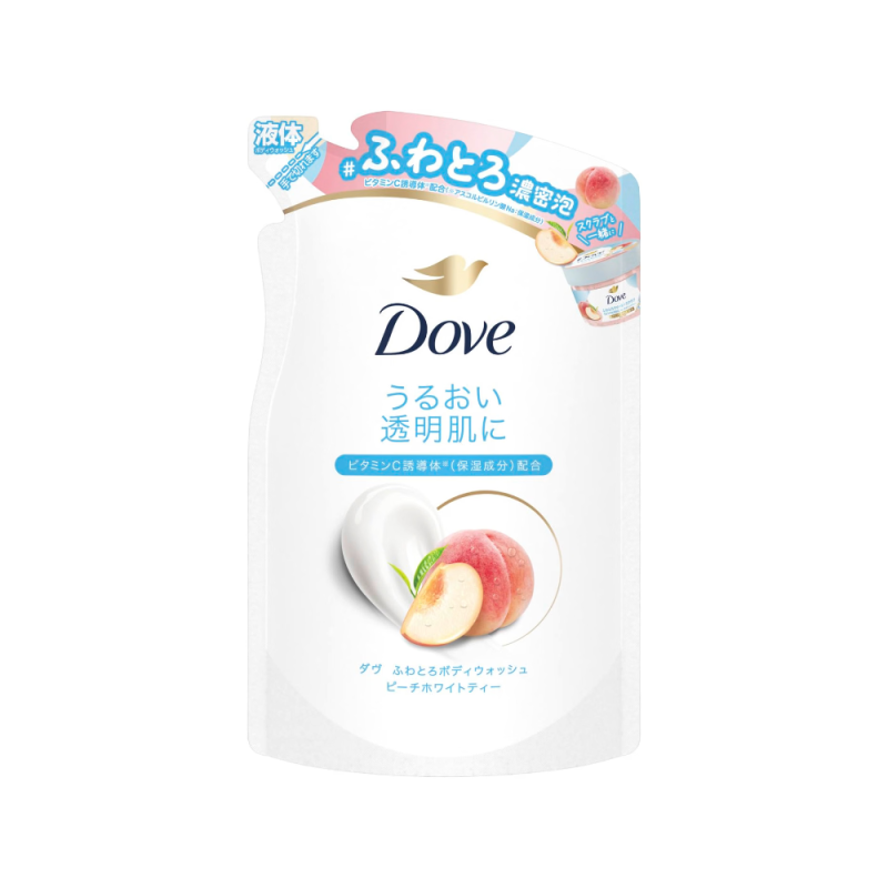 도브 바디솝 피치 화이트티향 바디워시 리필용 340g