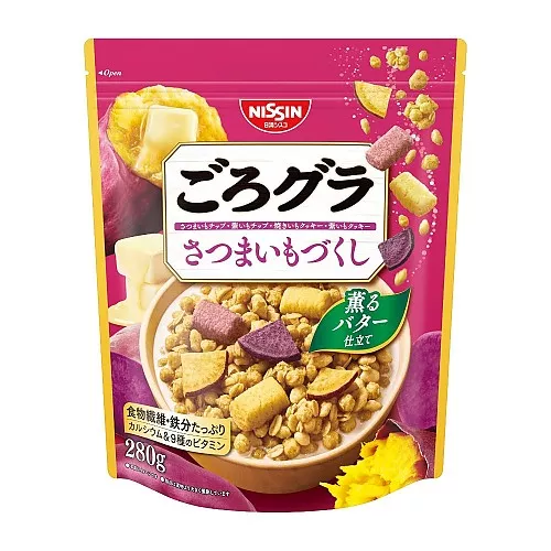 닛신 고로그라 그래놀라 시리얼 고구마 280g