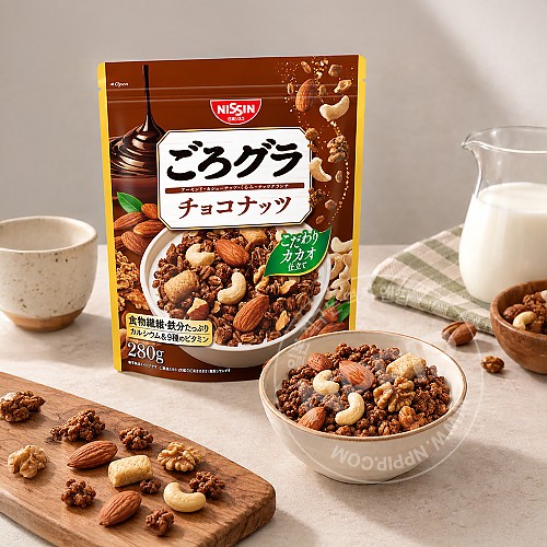 닛신 고로그라 그래놀라 시리얼 초코넛츠 280g