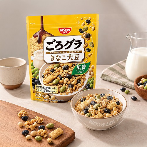 닛신 고로그라 그래놀라 시리얼 키나코 대두 320g