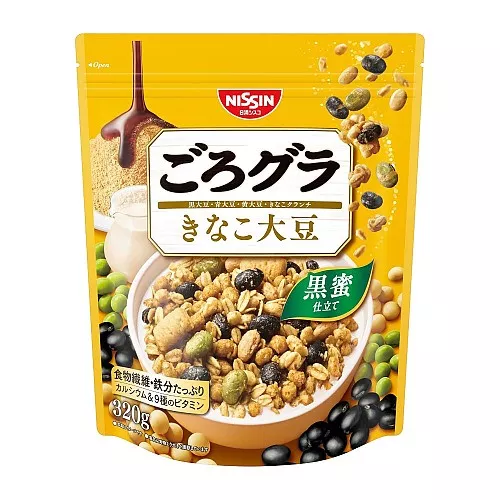 닛신 고로그라 그래놀라 시리얼 키나코 대두 320g