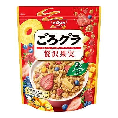 닛신 고로그라 그래놀라 시리얼 프리미엄 과일 280g