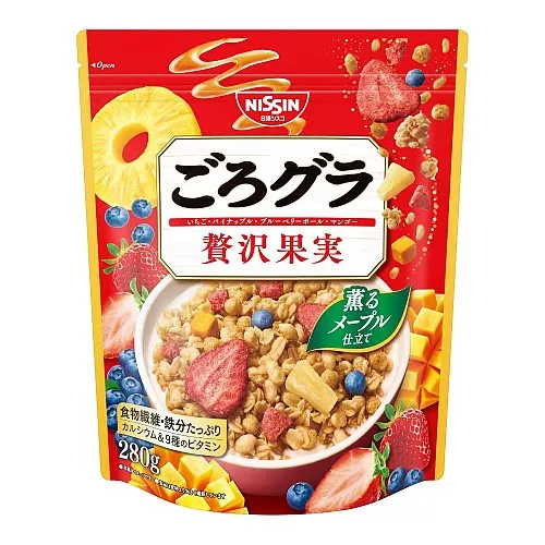 닛신 고로그라 그래놀라 시리얼 프리미엄 과일 280g