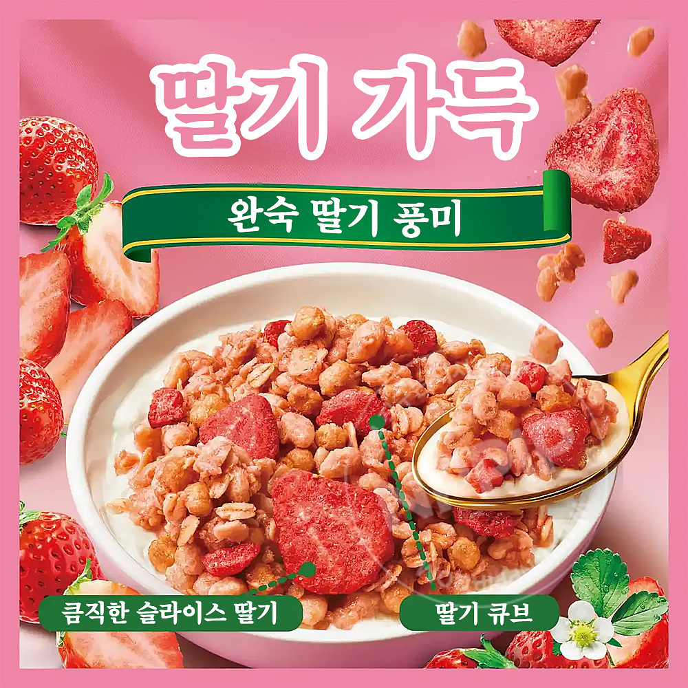 닛신 고로그라 그래놀라 시리얼 딸기 320g
