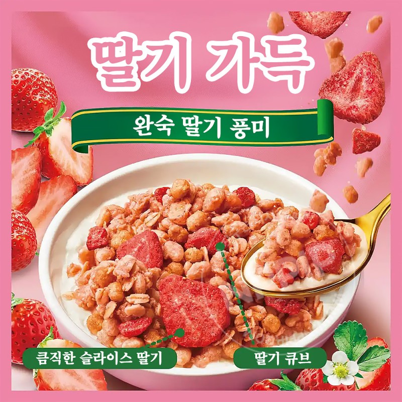 닛신 고로그라 그래놀라 시리얼 딸기 320g