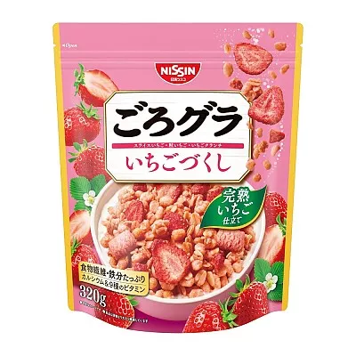 닛신 고로그라 그래놀라 시리얼 딸기 320g