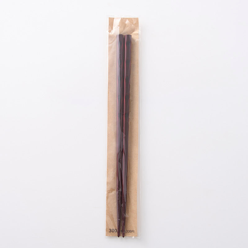 스탠다드 프로덕트 와카사 칠기 젓가락 2면 조각 주홍 식기세척기 대응 22.5cm