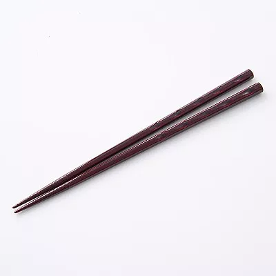 스탠다드 프로덕트 와카사 칠기 젓가락 2면 조각 주홍 식기세척기 대응 22.5cm