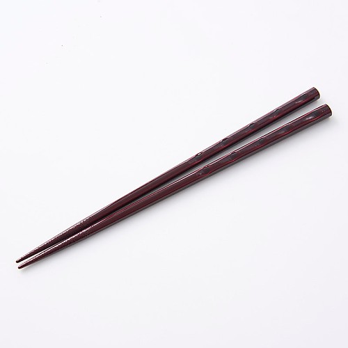 스탠다드 프로덕트 와카사 칠기 젓가락 2면 조각 주홍 식기세척기 대응 22.5cm