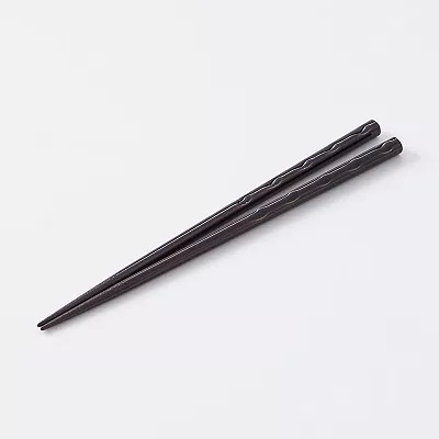 스탠다드 프로덕트 와카사 칠기 젓가락 2면 조각 회색 식기세척기 대응 22.5cm