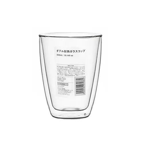 스탠다드 프로덕트 이중 내열유리 컵 300mL